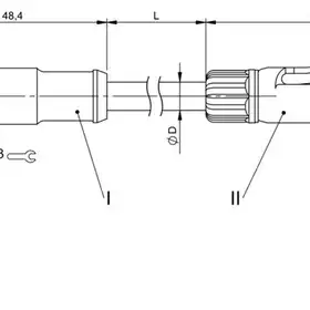Соединительный кабель Balluff BCC S4B4-E834-8G-668-PS54N2-050-C009