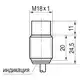 Индуктивный датчик ТЕКО ISN FS4A8-32P-12-L
