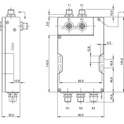 Блок обработки RFID Balluff BIS C-6003-025-655-03-ST12