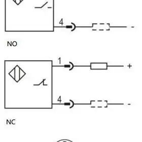 Индуктивный датчик LANBAO LR08BF15DLO-E1