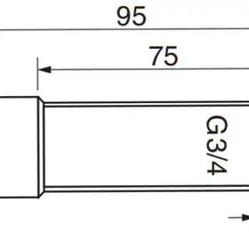 Емкостной датчик уровня EGE-Elektronik KGF 075 GSP