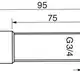 Емкостной датчик уровня EGE-Elektronik KGF 075 GSP