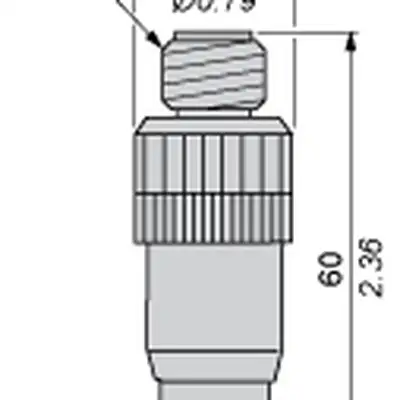 Разъем Telemecanique XZCC12MDM40B