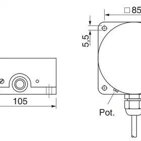 Индуктивный датчик EGE-Elektronik IDS 105 WP