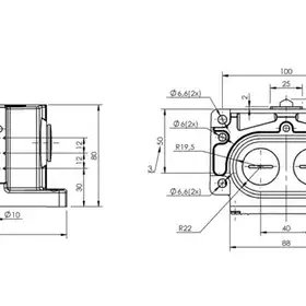 Блочный выключатель Balluff BNS 813-D03-D12-100-12-03