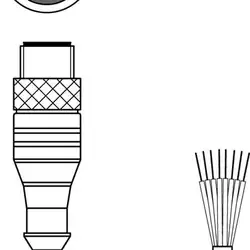 Разъем с кабелем Leuze Electronic KS S-M12-8A-P1-010