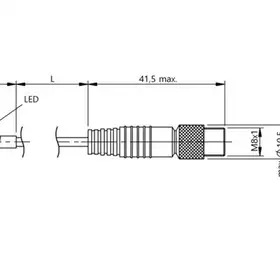 Магнитный датчик для цилиндра Balluff BMF 214K-PS-C-2A-SA2-S49-01,2