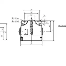 Блочный выключатель Balluff BNS 813-B02-D16-61-D-22-02