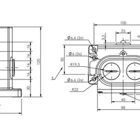 Блочный выключатель Balluff BNS 819-D05-E16-100-10-FD