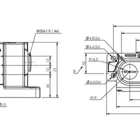 Блочный выключатель Balluff BNS 813-D03-D12-62-12-03