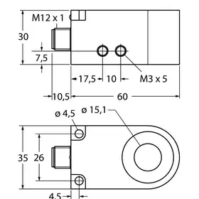 Кольцевой датчик TURCK BI15R-W30-DAP6X-H1141
