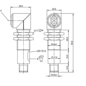 Оптический датчик Balluff BOS 18MR-PA-1HA-S4-C