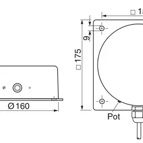 Индуктивный датчик EGE-Elektronik IDS 160 WP