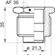 Монтажный переходник Baumer ZPH1-32CD