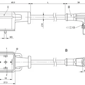 Соединительный кабель Balluff BCC VA04-M423-3E-664-PX0350-003