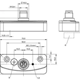 Индуктивный датчик линейных перемещений Balluff BIP CD2-B040-02-S4