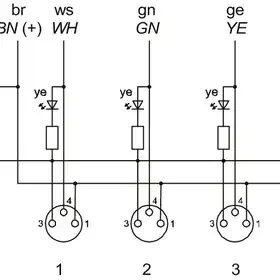 Распределительная коробка для датчиков Wenglor ZAA08R601