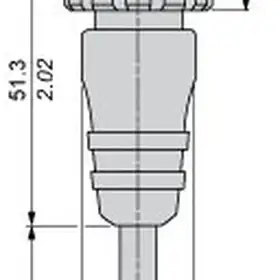Разъем с кабелем Telemecanique XZCP1774L2