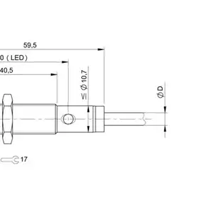 Индуктивный датчик Balluff BES 515-325-BO-C-PU-05