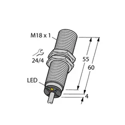Индуктивный датчик TURCK BI5U-M18M-VP4X