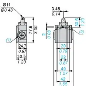 Kонцевой выключатель Telemecanique XCNT2503P16