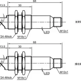 Оптический датчик LANBAO PR18G-TM10DPR-E2