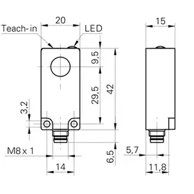 Ультразвуковой датчик Baumer UNDK 20N7914/S35A