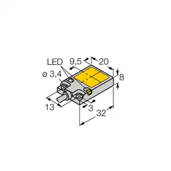 Индуктивный датчик TURCK BI8U-Q08-AP6X2