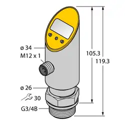 Датчик давления TURCK PS400R-606-LI2UPN8X-H1141