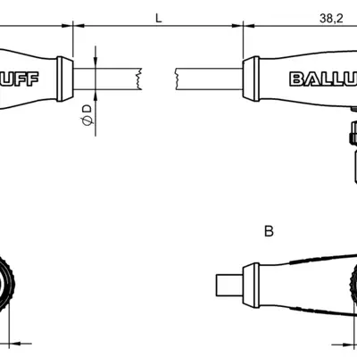 Соединительный кабель Balluff BCC M415-M423-3A-300-EX43T2-020