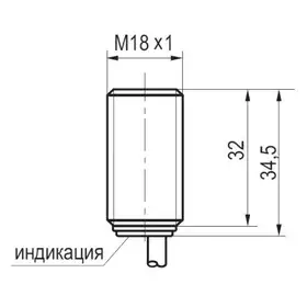 Индуктивный датчик ТЕКО ISB B4A-32P-5-L-7,5