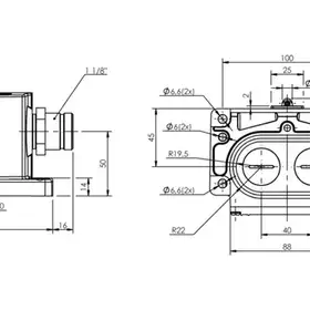 Блочный выключатель Balluff BNS 813-D03-R12-100-22-03-S90R