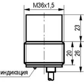 Индуктивный датчик ТЕКО ISN FS8A-32N-20-LZ