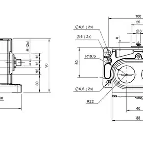 Блочный выключатель Balluff BNS 819-D04-R12-100-10-FD-S80S