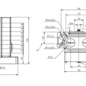 Блочный выключатель Balluff BNS 819-D08-R12-62-10-FD