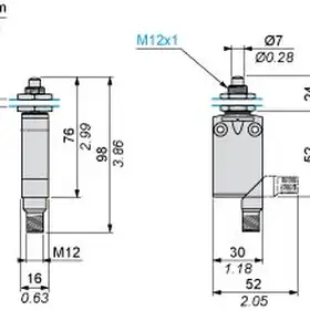 Kонцевой выключатель Telemecanique XCMD21F0M12