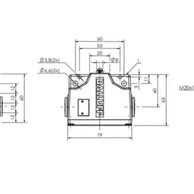 Блочный выключатель Balluff BNS 813-B04-R12-61-A-10-01