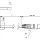 Индуктивный датчик Balluff BES R01EC-PSC50A-BS00,3-GS49-W51
