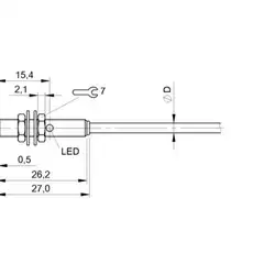 Индуктивный датчик Balluff BES 516-3005-E4-C-PU-02