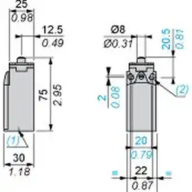 Kонцевой выключатель Telemecanique XCKN2110G11TQ