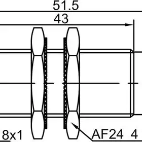 Индуктивный датчик LANBAO LR18XBN12DNOY