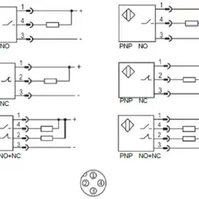 Индуктивный датчик LANBAO LR18XBN08DPC-E2