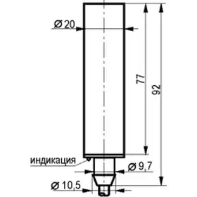 Индуктивный датчик ТЕКО ISB CF5A-32N-7-LZ