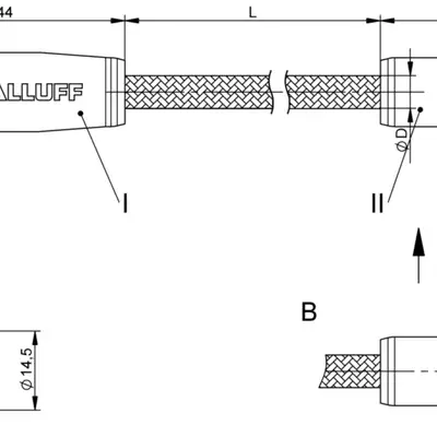 Соединительный кабель Balluff BCC W415-W424-3A-304-MW8434-006