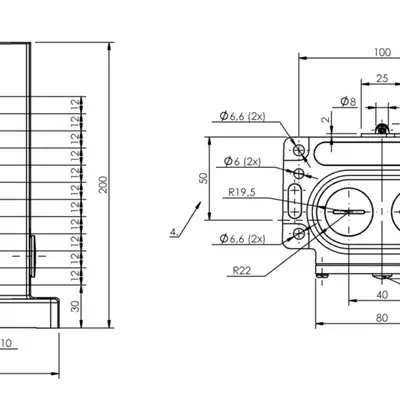 Блочный выключатель Balluff BNS 819-D12-L12-100-10-FD