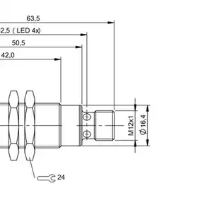 Индуктивный датчик Balluff BES M18ME1-PSC20F-S04G