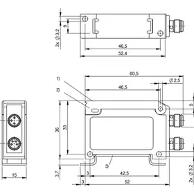 Усилитель для оптоволоконных датчиков Balluff BAE SA-OH-032-PP-S75G