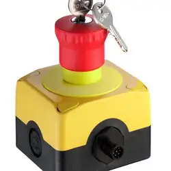 Выключатель аварийной остановки Leuze Electronic ESB200-4KR-M12p