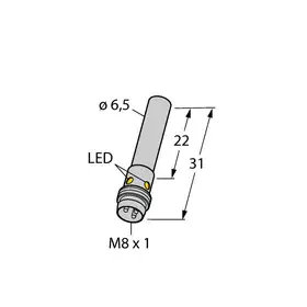 Индуктивный датчик TURCK BI1.5-EH6.5K-AN6X-V1131