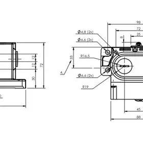 Блочный выключатель Balluff BNS 813-D03-L12-62-12-03-FD